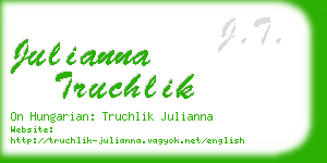 julianna truchlik business card